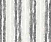 Chenille Basic grijs/wit 56x185cm