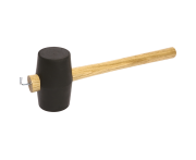 Rubber mallet with peg puller