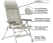 Lucca recliner comfort cool grey