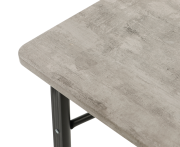 Veneto table solid light grey 120