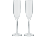 Feria champagne glass clear 2 pieces