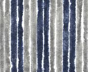 Travellife Chenille Basic grijs/blauw 56x185cm