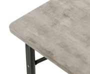 Travellife Veneto tafel solid light grey 120