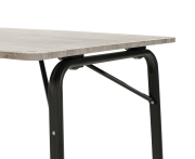 Travellife Veneto tafel solid light grey 120
