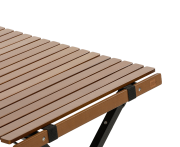Travellife Iver tafel lounge walnut 90