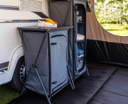 Toledo opbergkast opvouwbaar laag dark grey