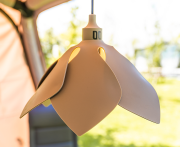 Flores lamp opvouwbaar grey E27
