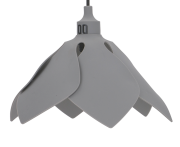 Flores lamp opvouwbaar grey E27