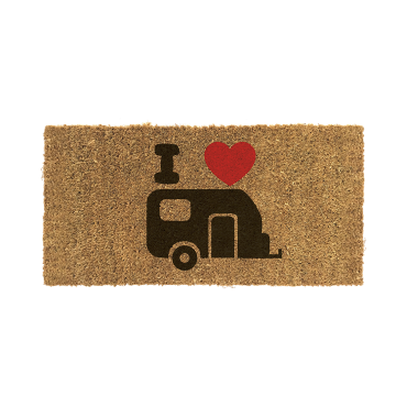 Doormat I love caravan