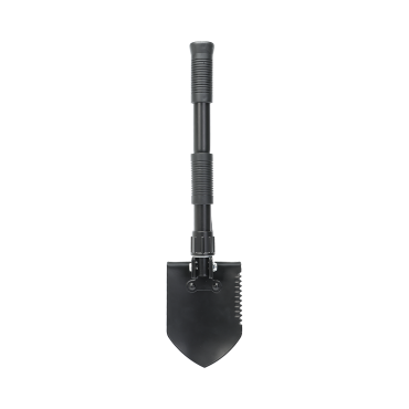 Shovel with pickaxe foldable