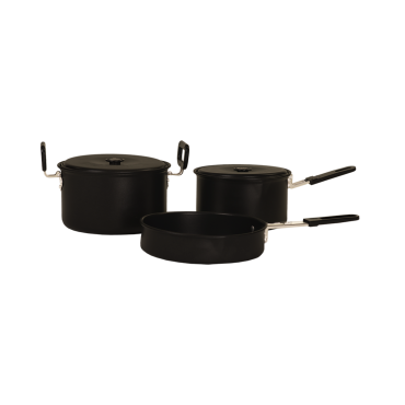 Pannenset 3-delig compact aluminium