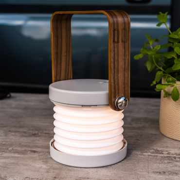 Travellife Njord lamp lantaarn light grey 
