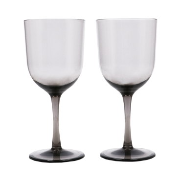 Travellife Feria wijnglas smokey 2 stuks