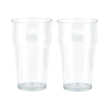 Travellife Feria bierglas clear 2 stuks