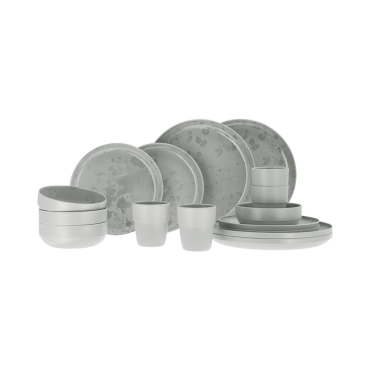 Travellife Palma serviesset light grey 16-delig