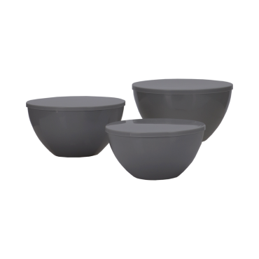 Palma schalen set dark grey 6-delig
