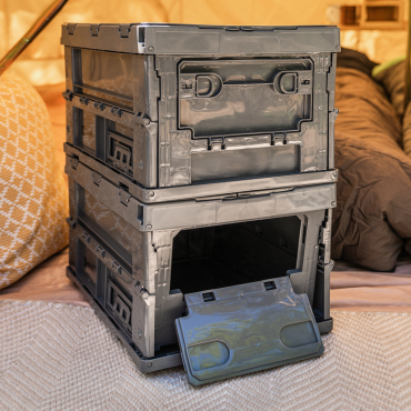 Travellife Bodin opbergdoos opvouwbaar groot dark grey