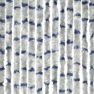 Travellife Chenille Stripe grey/blue 56x185cm