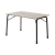 Travellife Veneto tafel solid light grey 120