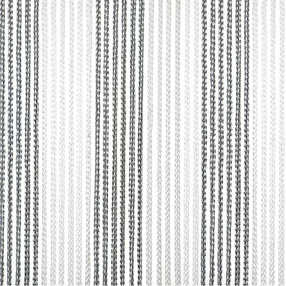 Deurgordijn Korda grijs/wit 60x190cm
