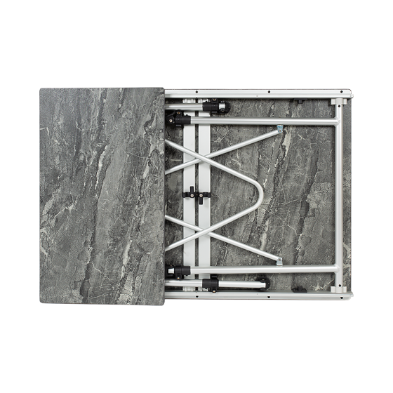 Sorrento table extendable honeycomb dark grey 100/140/180cm
