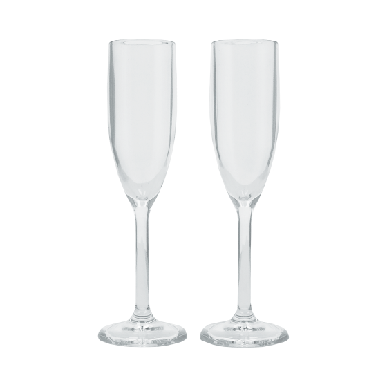 Feria champagne glass clear 2 pieces