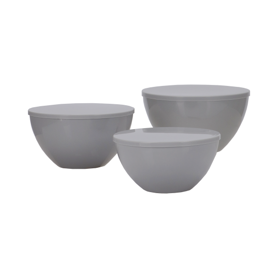 Palma bowls light grey 6 pieces