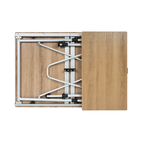 Sorrento tafel uitschuifbaar honeycomb brown 100/140/180cm