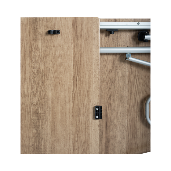 Sorrento tafel uitschuifbaar honeycomb brown 100/140/180cm