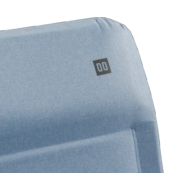 Travellife Lago standenstoel comfort wave blue