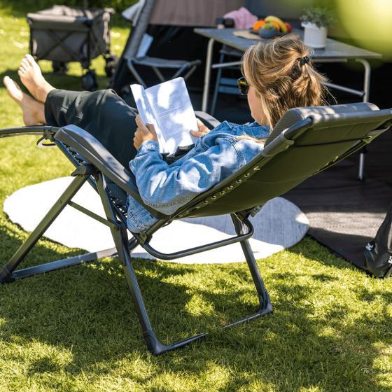 2024 Travellife Barletta stoel relax dark grey