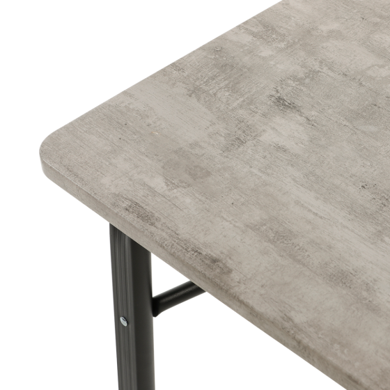 Travellife Veneto tafel solid light grey 120