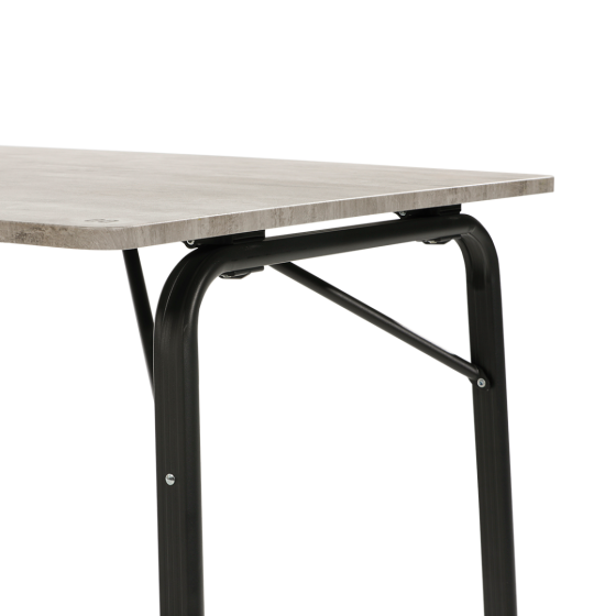 Travellife Veneto tafel solid light grey 120