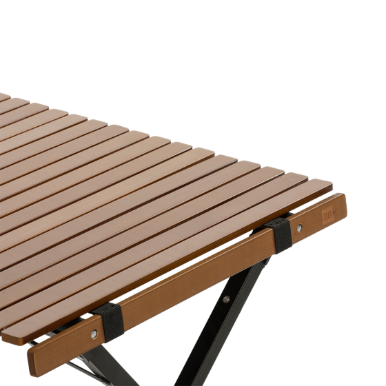 Travellife Iver tafel lounge walnut 90