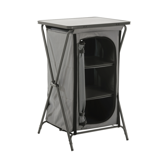 Toledo opbergkast opvouwbaar laag dark grey