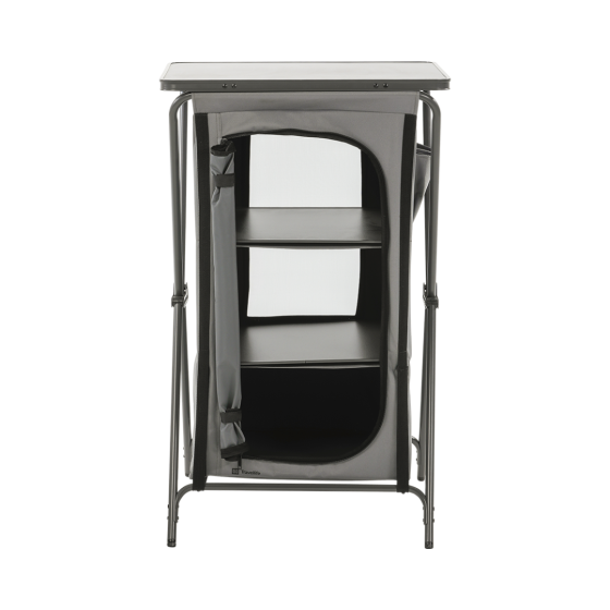 Toledo opbergkast opvouwbaar laag dark grey